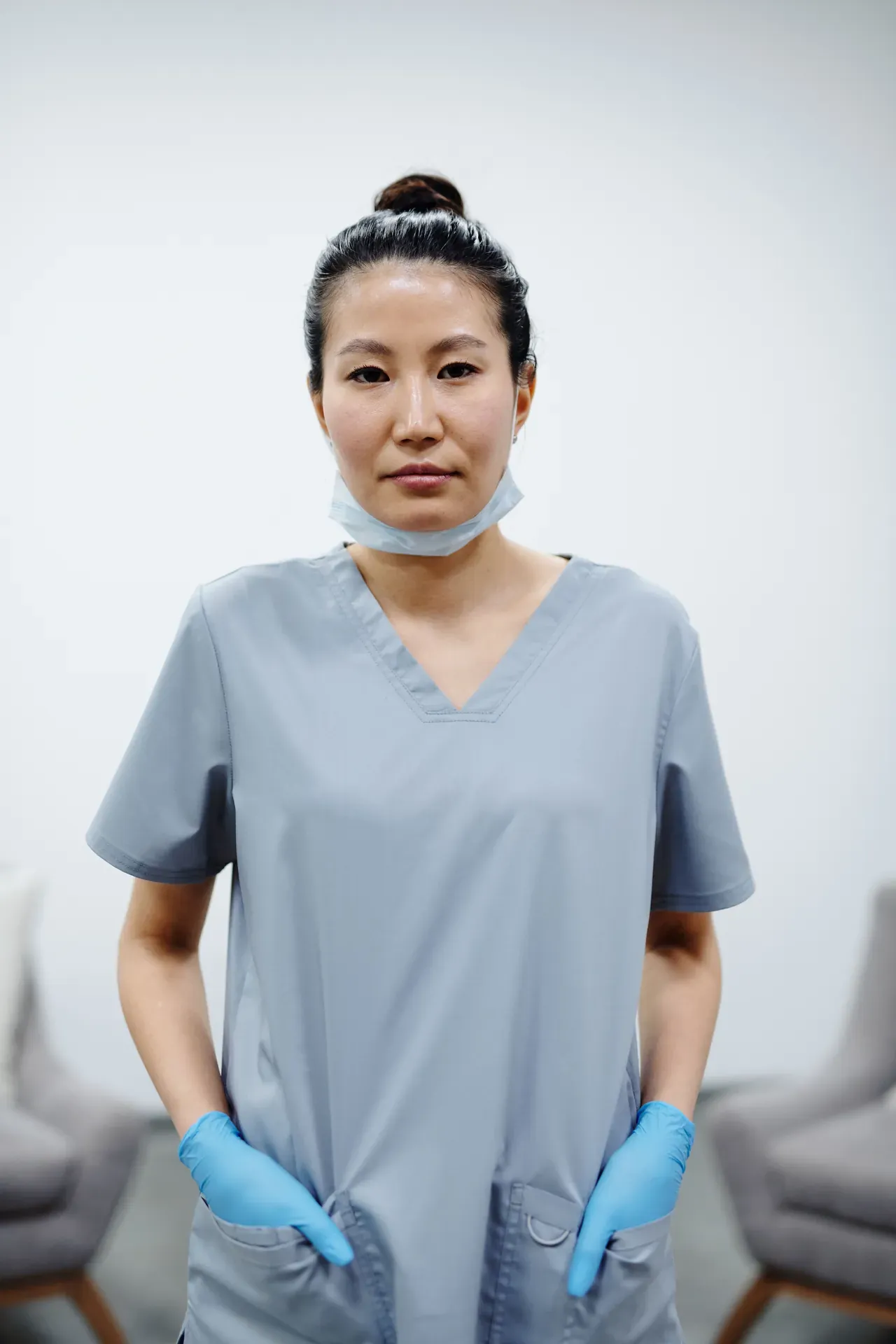 South Korea healthcare worker